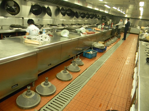 中餐廳叼嘿软件下载大全設備安裝現場圖片